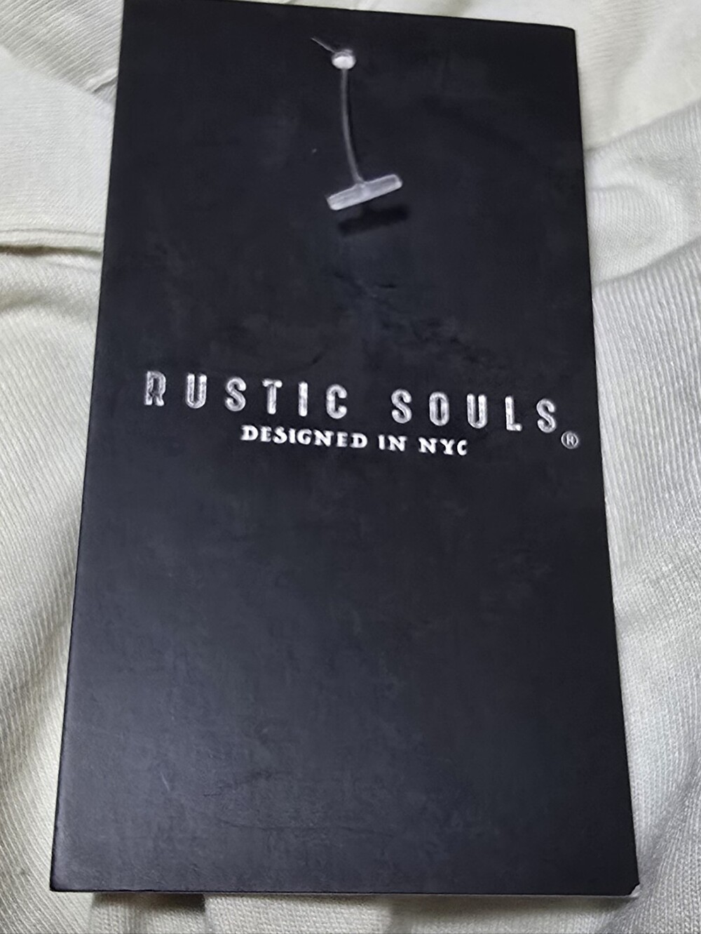 Rustic Souls Embroidered Cream Button-Up Top - Picture 7 of 7